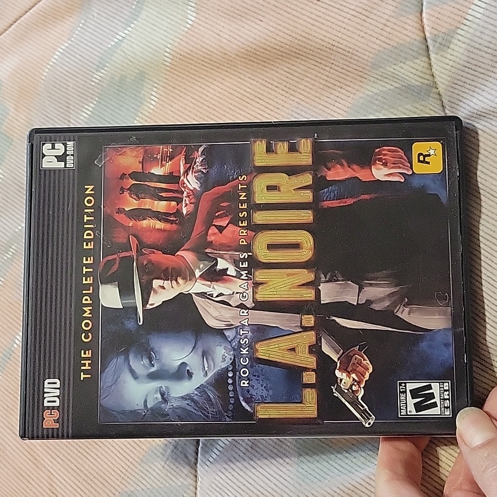 L.A. Noire PC DVD game Vintage by Rockstar Games Rated Mature